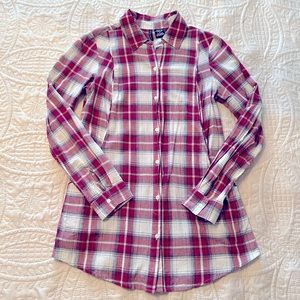 Fire Plaid Blouse
